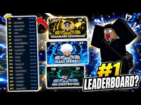 I Built the BEST Blue Lock Squad in Roblox… Can I Reach #1?