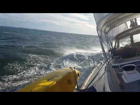 Tenacious Hallberg Rassy 53 sailing close hold