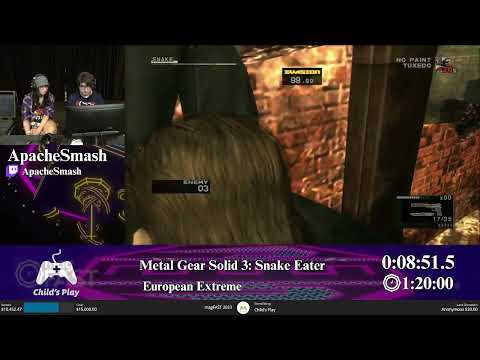 Metal Gear Solid 3 European Extreme Tuxedo Speedrun - MAGFest 2023