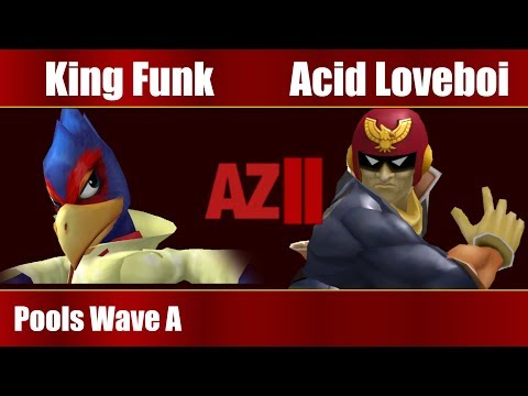 Azension II - King Funk (Falco) Vs. Acid Loveboi (Cpt.Falcon) - Pools - Melee Singles