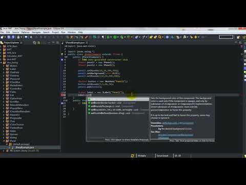26 Jpanel Java Swing Tutorial Without Voice