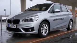 Kaaran Mia Pelttarin koeajossa BMW 2-sarjan Active Tourer