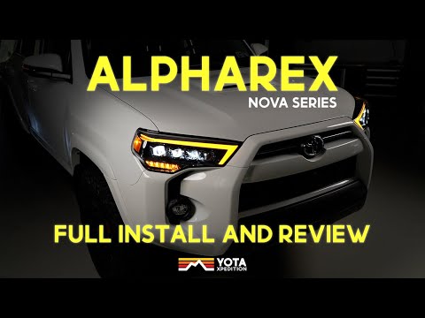 AlphaRex Nova Series Headlight Full Install And Review - 2014-2022 Toyota 4Runner