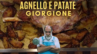 COSCIO D'AGNELLO AL FORNO CON PATATE ARROSTO- Le ricette di Giorgione