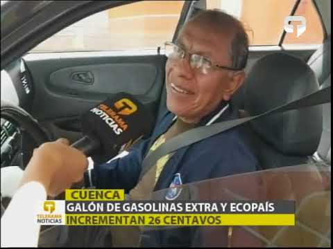 Galón de gasolinas extra y ecopaís incrementan 26 centavos