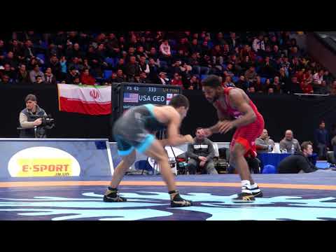 FS   61 kg Repechage 337 USA NAHSHON GARRETT 5 GEO GIORGI REVAZISHVILI 7