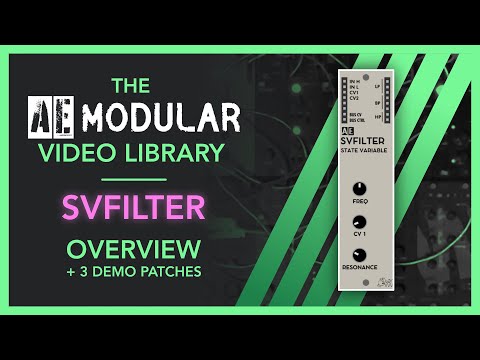 The AE Modular Video Library - SVFILTER