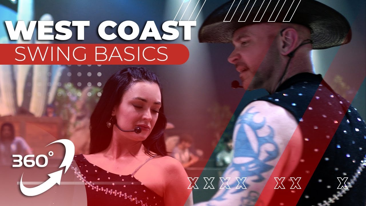 West Coast Swing Basic Steps in 360° – Beginner Class from Stagecoach