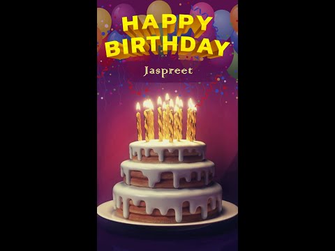 Happy Birthday Jaspreet | A special song just for you | #shorts