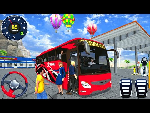 Offroad Coach Bus Driving Simulator - Coach Bus Offroad 3D - Android GamePlay