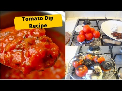 Tomato Chutney Recipe - Sweet And Spicy Sauce - Tomato dip recipe - Tomato dipping sauce
