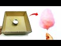 How To Make Cotton Candy At Home With Cardboard