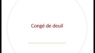Replay Réunion actualité mai 2021 - Congé de deuil