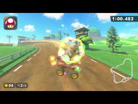 Moo Moo Meadows - 1:57.461 - Kins0 (Mario Kart World world record)