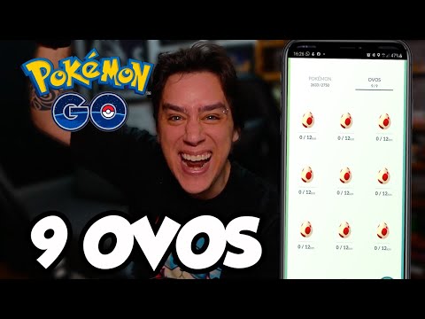 CHOQUEI 9 OVOS DE 12 KM ! - Pokémon Go Completando | 5 Gen # Shiny #