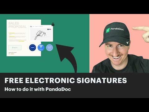 How to Create FREE Electronic Signatures [with PandaDoc]