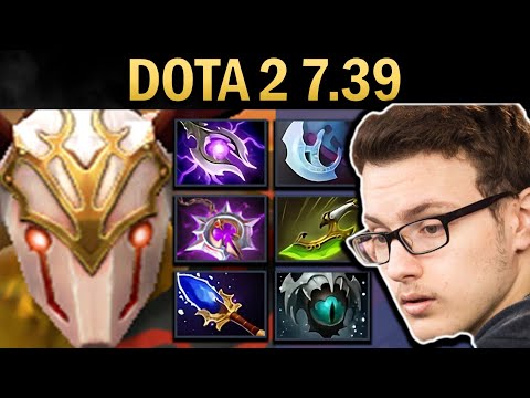 Juggernaut Gameplay with Mjolnir and 1000 GPM - Dota 7.39