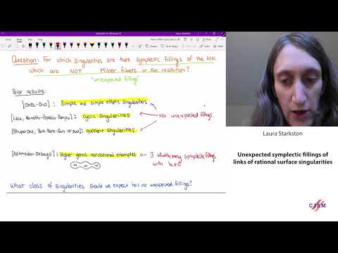 Laura Starkston: Unexpected symplectic fillings of links of rational surface singularities