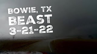 Large Tornado in Bowie, TX 3-21-22 by Val and Amy Castor