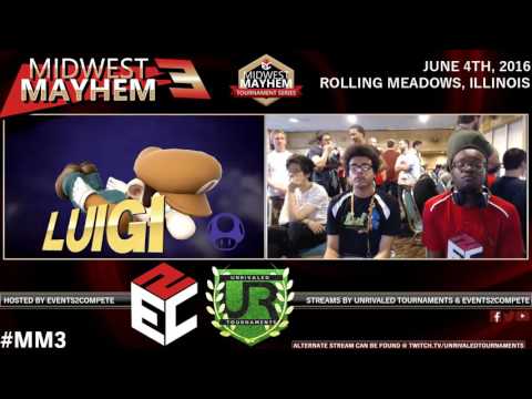 Midwest Mayhem 3 – Pools – E2C l Shel (Ryu, Luigi) vs. LVL ^ l Shana (Luigi)