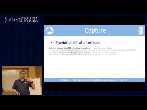 SF18ASIA: 16 -  extcap – Packet Capture beyond libpcap/winpcap (Roland Knall)