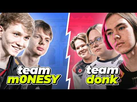 Team DONK vs Team M0NESY on Faceit with Utility Guide, Multi POV and Voice Comms (Dust2)