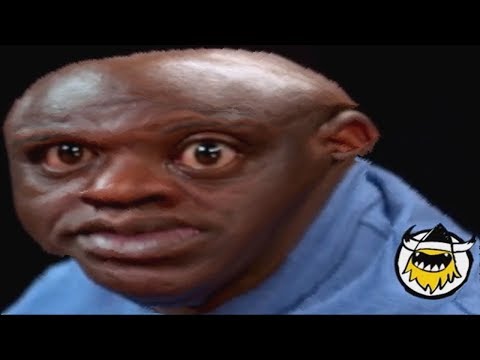 Shaq eats a hot wing (Content Aware Scale)