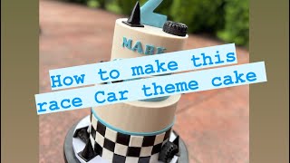 How to make this race car cake
