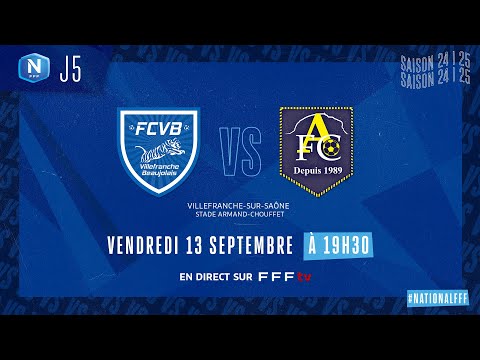 J5 I FC Villefranche B. - Aubagne FC en replay (0-1) I National FFF 2024-2025