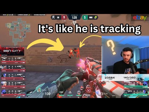 Pro players using cheat moments in VCT