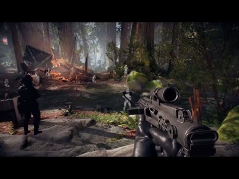 STAR WARS Battlefront II Iden Versio Campaign Mission The Battle Of Endor With No HUD Scopes Only