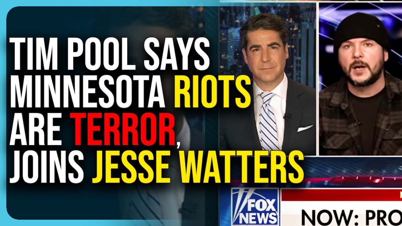 Tim Pool Says Minnesota Riots Are TERROR, Joins Jesse Watters Show