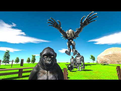 SCOURGE attacks Village of GORO- Animal Revolt Battle Simulator