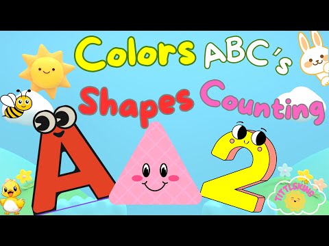 Learn Colors, Counting, ABC’s, Shapes, Nursery Rhymes & More! #toddlerlearning #baby #tittlekins 🥰