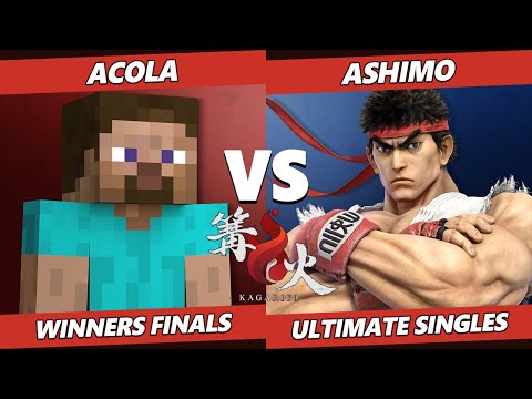 Kagaribi 7 Winners Finals - Acola (Steve) Vs. Ashimo (Ryu) SSBU Ultimate Tournament