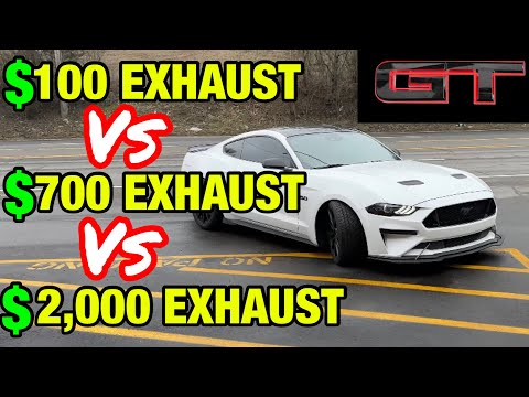 $100 Exhaust Vs $700 Exhaust Vs $2,000 Exhaust!