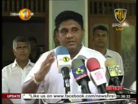News1st Sajith Premadasa questions right to hold meetings