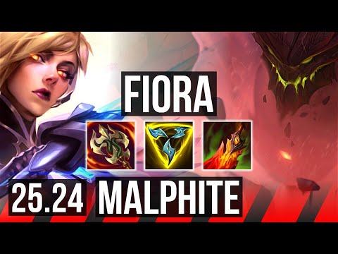 FIORA vs MALPHITE (TOP) | KR Diamond | 25.24