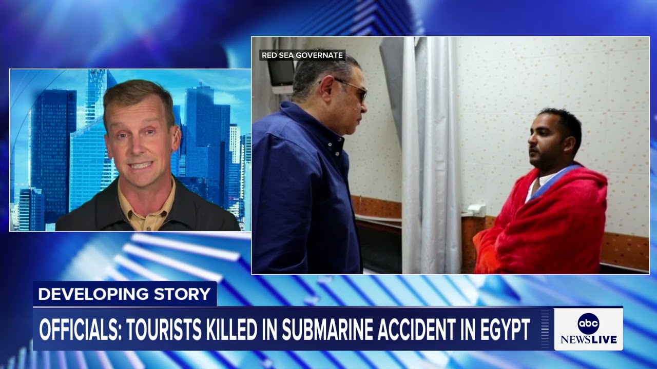 At least 6 tourists dead in submarine accident in Egypt: Officials