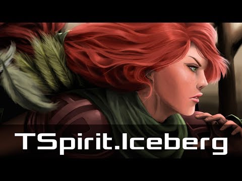 TSpirit.Iceberg - Windranger, Mid Lane (Jun 12, 2017) | Dota 2 patch 7.06 gameplay