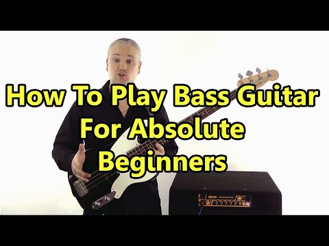 Beginner Bass Guitar Lesson #1 - Absolute Basics (NEW Better Version Available - Check Info/Card)
