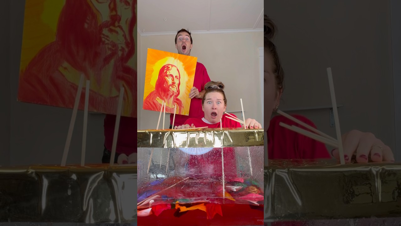 I just hope Christians like my art❤️‍🔥♾️♠️ #jesus #jesusart #faithoverfear #amen #modernart #god