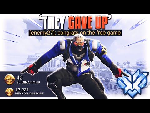 Enemy team just GAVE UP.. | Gale Adelade on Soldier 76 👏 [OVERWATCH SEASON 19 Gameplay]
