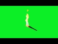 Flame Torch Green Screen Torch Flame 2017