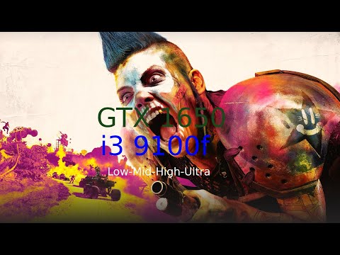 Rage 2 | GTX 1650 + i3 9100f | Low-Mid-High-Ultra