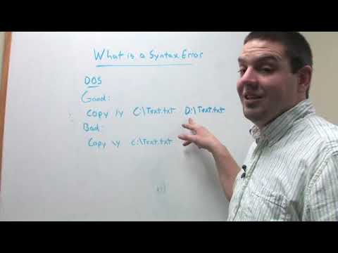 What Is a Syntax Error?