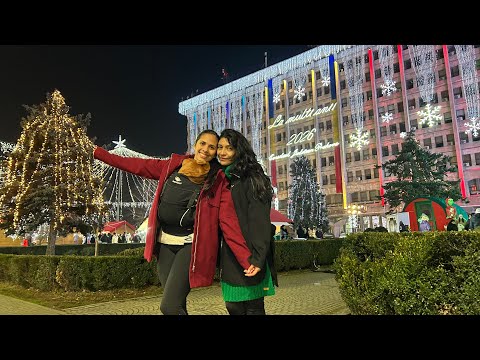 My MOM came from ARGENTINA and I showed her the Christmas market in Ploiesti #argentina #ploiesti