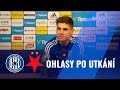 Jiří Sláma po utkání FORTUNA:LIGY s týmem SK Slavia Praha