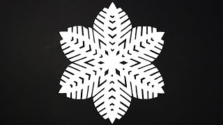 Easy paper snowflake in 5 minutes - EASY DIY
