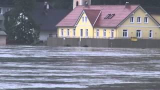 preview picture of video 'HD Hochwasser 05 06 2013 St.Nikola,Sarmingstein,Freyenstein TAG 3 !! 11 Uhr'